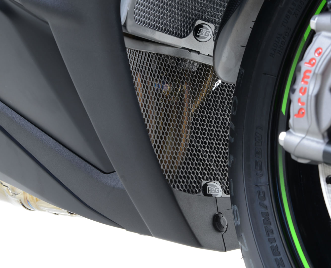 R&G Racing Downpipe Grille (must be fitted with RAD0200) for Kawasaki ZX-10R '11-'20 R&G Racing Downpipe Grille (must be fitted with RAD0200) for Kawasaki ZX-10R '11-'20